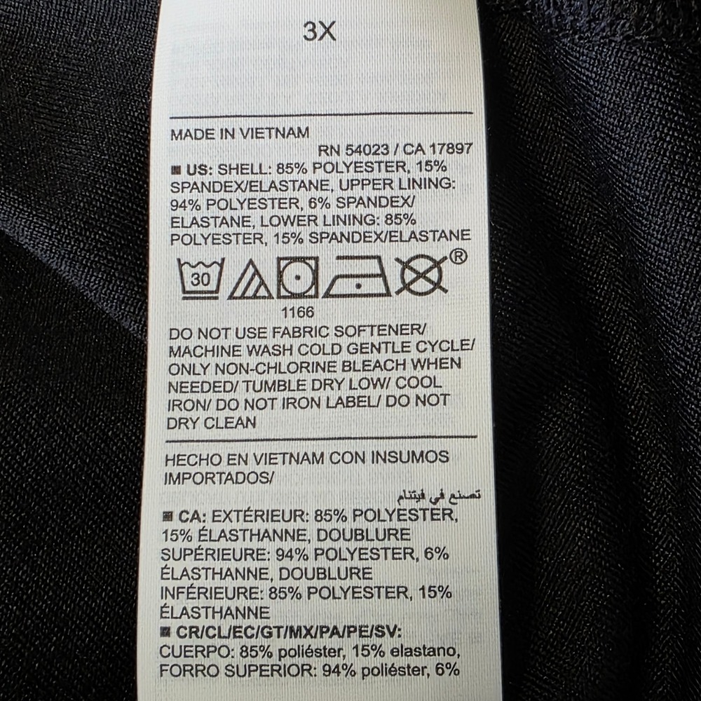 Old Navy Active Cloud+ Go-Dry Exercise Dress Black 3X 846411-00-1 NWT - Picture 4 of 10
